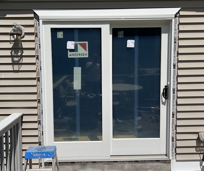 Install the new French Door